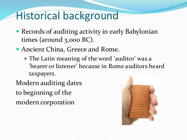 Beginning the audit process audit process ppt